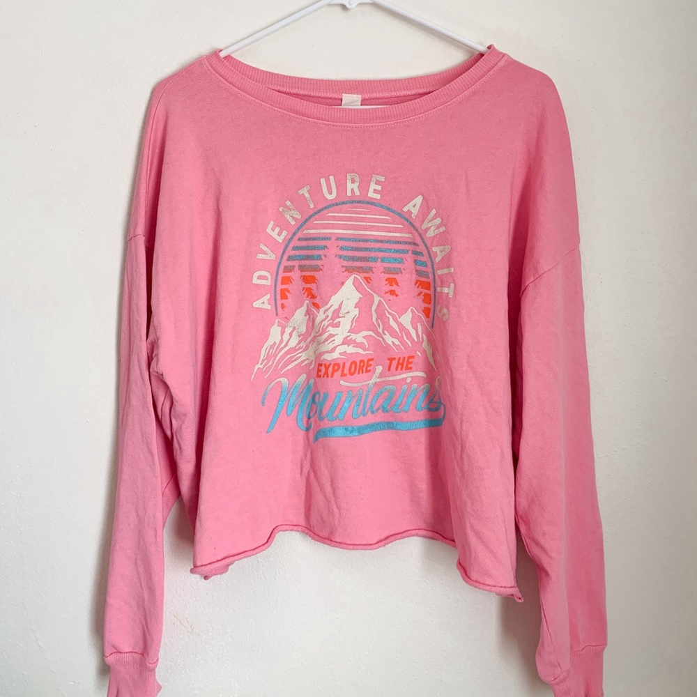 Cropped sweatshirt